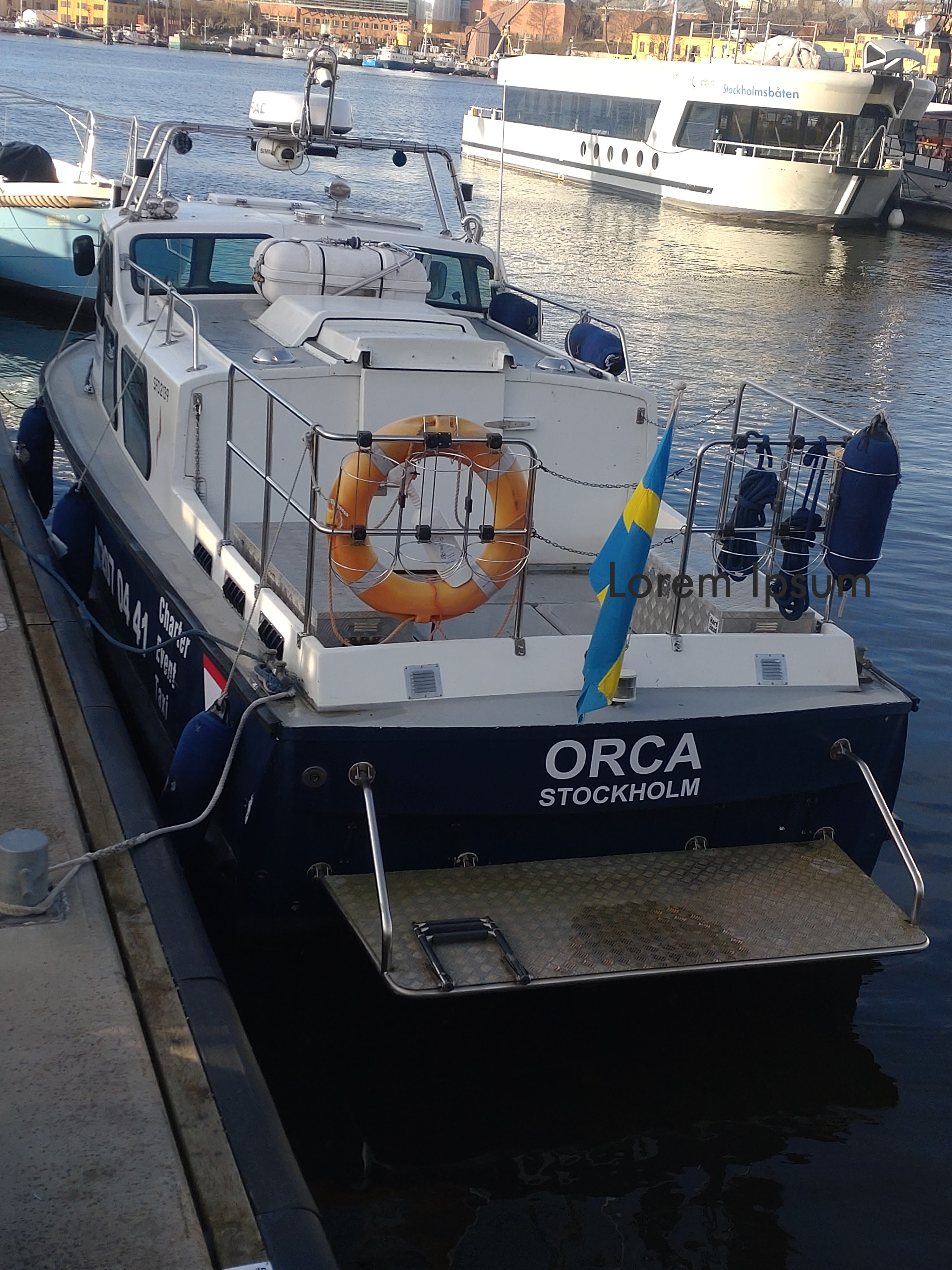 water taxi stockholm - Orca